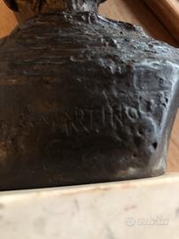 Scugnizzo napoletano in bronzo Giovanni de Martino