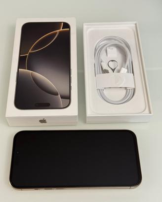 Iphone 16 pro max 256gb - colore sabbia