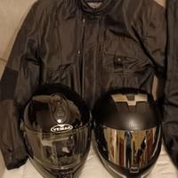 caschi e abbigliamento moto