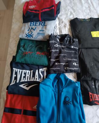 Felpe e maglie mezza stagione taglia 11/12 e 12/13