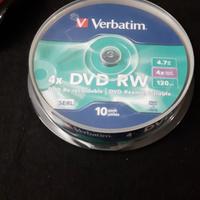 Verbatim DVD-RW riscrivibili pack 10 4.7gb 4x