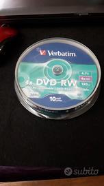 Verbatim DVD-RW riscrivibili pack 10 4.7gb 4x