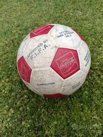 Pallone calcio vintage Japan Fifa Figc Coca Cola