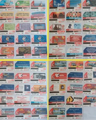Collezione di 97 schede telefoniche