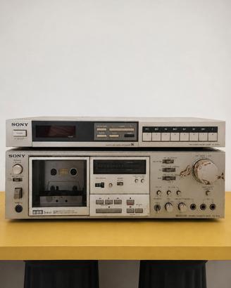 Sony TC-K81 + ST-JX44L – Set Hi-Fi Vintage