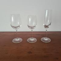 bicchieri in cristallo 