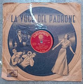 Disco in vinile 78 giri La voce del padrone