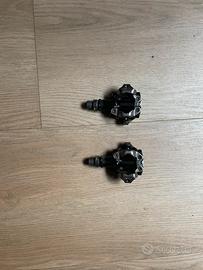 Pedali shimano con attachi SPD m520