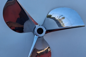 Elica acciaio da superfice passo 25 "sinistra"