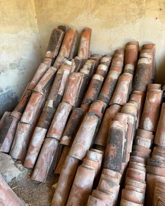 Tegole sarde originali con patina