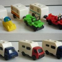 Kinder Ferrero 6 sorpresine camper roulotte jeep