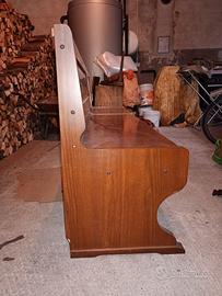 Cassa panca in noce