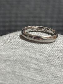 Fede, fedina anello  ReCarlo  oro 750 diamante