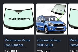 Parabrezza vetro anteriore berlino partner