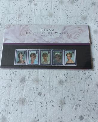 principessa lady Diana - serie francobolli 