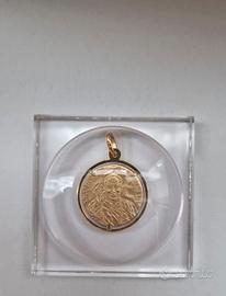 Moneta del papa in oro 18kt 999 esemplari