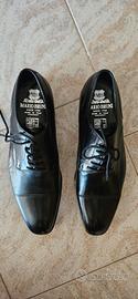 Scarpe MARIO BRUNI Oxford Cap Toe nero 41 Nuove