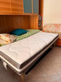 Materasso Ortopedico + rete a doghe pari al nuovo