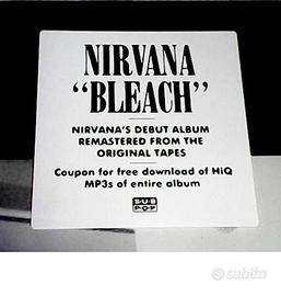 Nirvana Bleach LP vinile Remastered USA