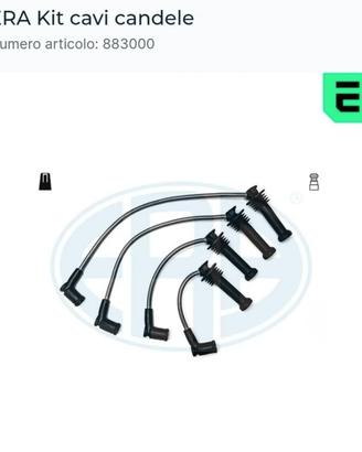 Kit Cavi Candele Era 883000 per Ford, Volvo E Mazd