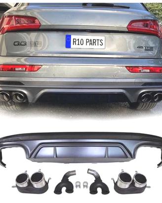 DIFFUSORE AUDI Q5 S LINE 18-20 LOOK SQ5 + TERMINAL