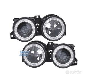 FARI BMW SERIE 3 E30 82-94 ANGEL EYES FONDO NERO