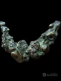 Fregio in bronzo antico XVII secolo 600 1600