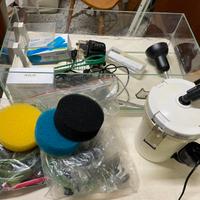 Acquaterrario con filtro esterno acquario per tart