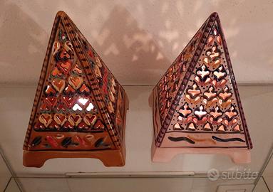 Porta candele a piramide