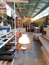 Lampadario Vintage in Stile Liberty Floreale