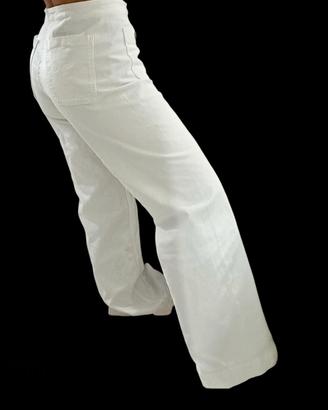 Cargo pantaloni bianchi Stradivarius 