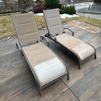 2 Lettini sdraio prendisole