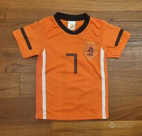 Maglietta Olanda Robben bambino 7/8 anni