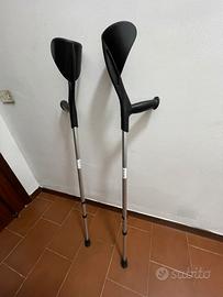 Coppia di stampelle regolabili