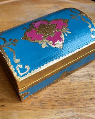 Scatola Portagioie Legno Vintage