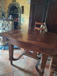 tavolo e sedie primi del 900
