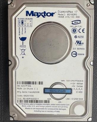 maxtor 160gb