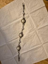 Bracciale Artigianale in Wire e Perle