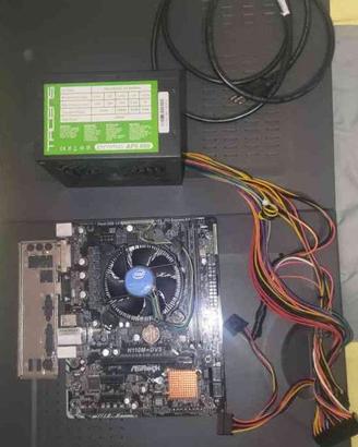 kit scheda madre+cpu+ram ddr4+cooling+alimentatore