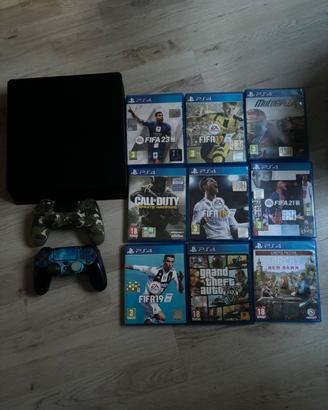 playstation 4+ 2 controller e giochi