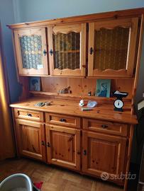 Credenza 3 ante arredamento baita rustico country