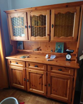 Credenza 3 ante arredamento baita rustico country