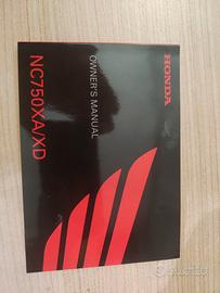 Manuale del proprietario Honda NC750XA/XD INGLESE 