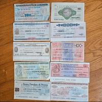 10 mini assegni annj '76/'77