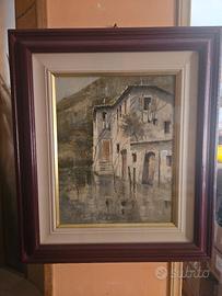 quadro olio su tela du Guido Borelli