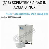 sceratrice a gas