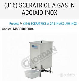 sceratrice a gas