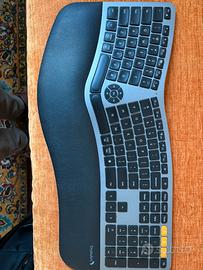 ProtoArc Tastiera ergonomica wireless  layout Us