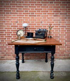 TAVOLO CILIEGIO MASSICCIO 800 RESTAURATO MONTAGNA