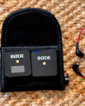 RØDE Wireless GO Microfono Wireless + Custodia